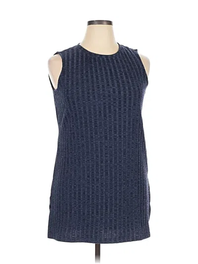 Pre-owned Christopher & Banks Pullover Sweater In Blue