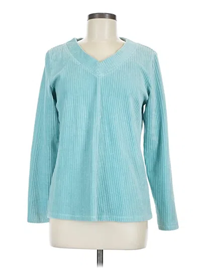 Pre-owned Christopher & Banks Pullover Sweater In Blue