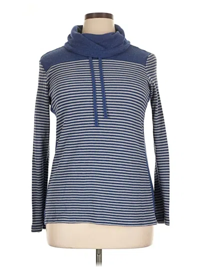 Pre-owned Christopher & Banks Pullover Sweater In Blue