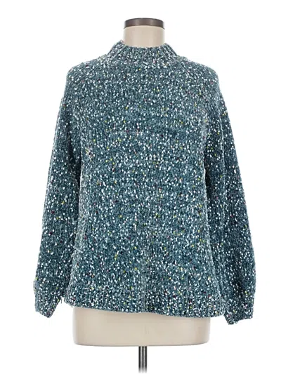 Pre-owned Christopher & Banks Pullover Sweater In Blue