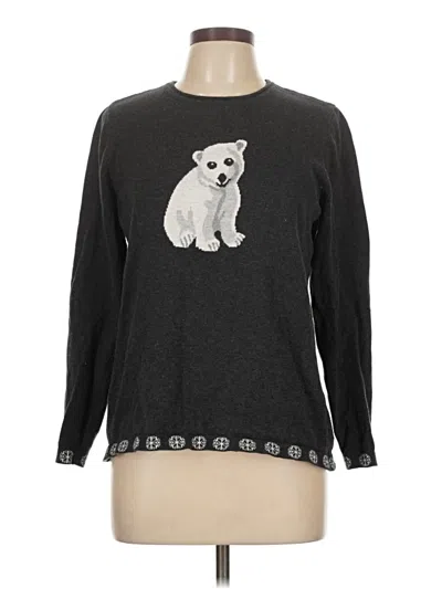 Pre-owned Christopher & Banks Pullover Sweater In Gray