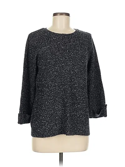 Pre-owned Christopher & Banks Pullover Sweater In Gray