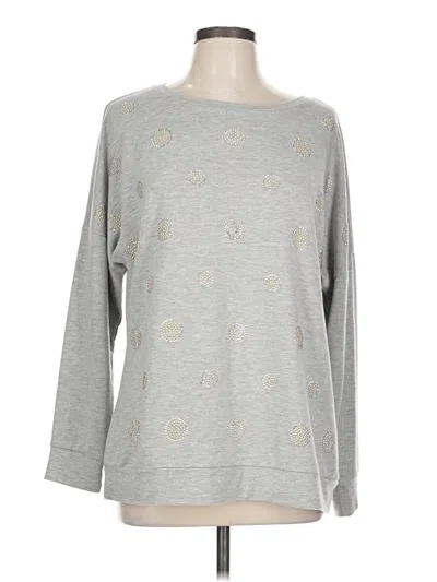 Pre-owned Christopher & Banks Pullover Sweater In Gray