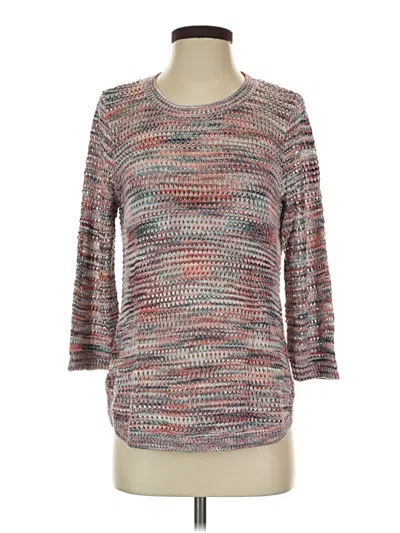 Pre-owned Christopher & Banks Pullover Sweater In Gray