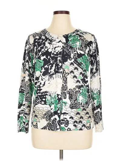 Pre-owned Christopher & Banks Pullover Sweater In Green