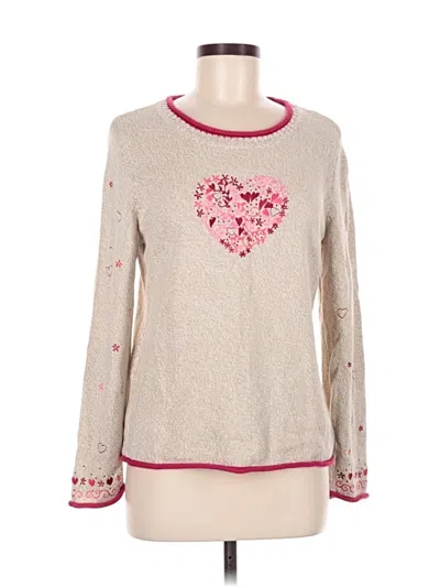 Pre-owned Christopher & Banks Pullover Sweater In Ivory