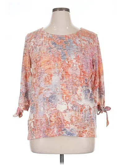 Pre-owned Christopher & Banks Pullover Sweater In Orange