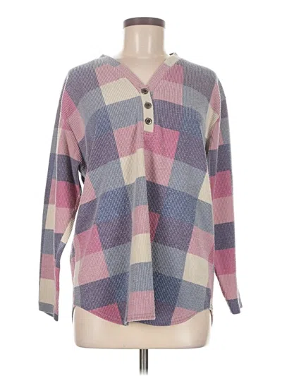 Pre-owned Christopher & Banks Pullover Sweater In Pink