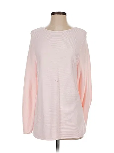 Pre-owned Christopher & Banks Pullover Sweater In Pink