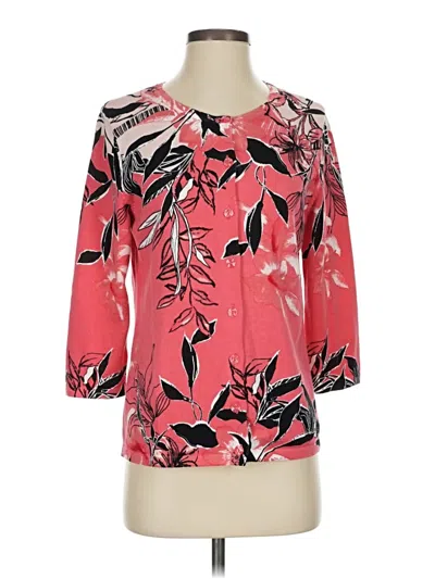 Pre-owned Christopher & Banks Pullover Sweater In Pink