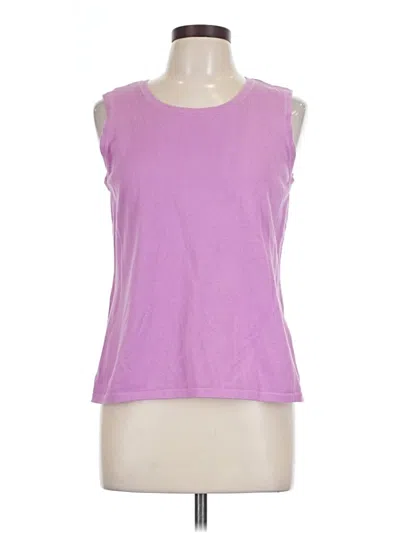 Pre-owned Christopher & Banks Pullover Sweater In Purple