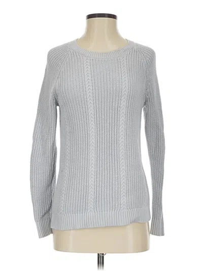 Pre-owned Christopher & Banks Pullover Sweater In Silver