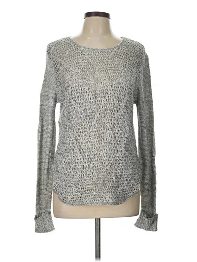Pre-owned Christopher & Banks Pullover Sweater In Silver