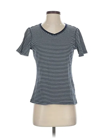 Pre-owned Christopher & Banks Short Sleeve T-shirt In Black
