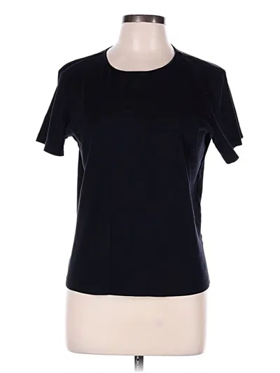 Pre-owned Christopher & Banks Short Sleeve T-shirt In Black