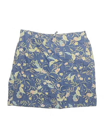 Pre-owned Christopher & Banks Skort In Blue
