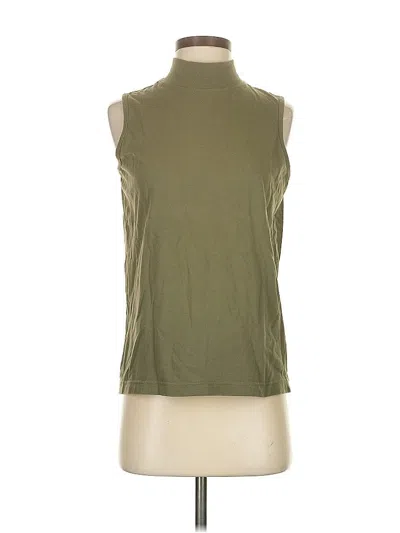 Pre-owned Christopher & Banks Sleeveless T-shirt In Green