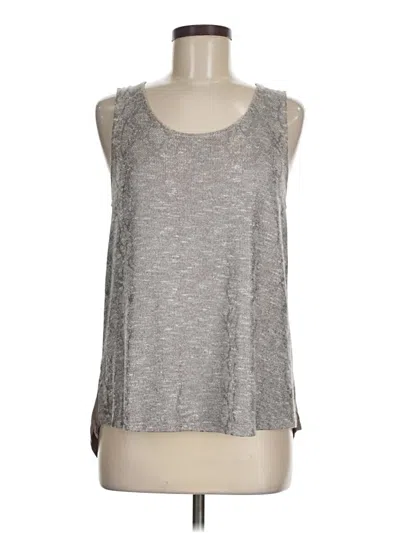 Pre-owned Christopher & Banks Sleeveless Top Brown Scoop Neck Tops