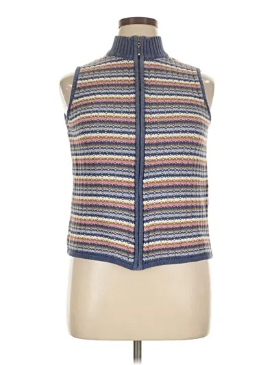 Pre-owned Christopher & Banks Sweater Vest In Blue