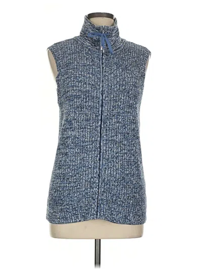 Pre-owned Christopher & Banks Sweater Vest In Blue