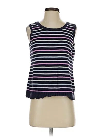 Pre-owned Christopher & Banks Sweater Vest In Purple