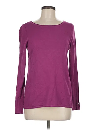 Pre-owned Christopher & Banks Sweatshirt In Purple