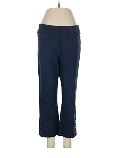 Pre-owned Christopher & Banks Track Pants In Blue