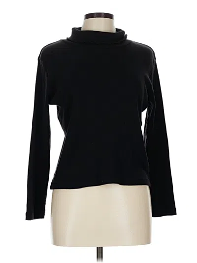 Pre-owned Christopher & Banks Turtleneck Sweater In Black