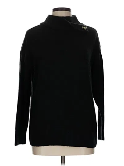 Pre-owned Christopher & Banks Turtleneck Sweater In Black