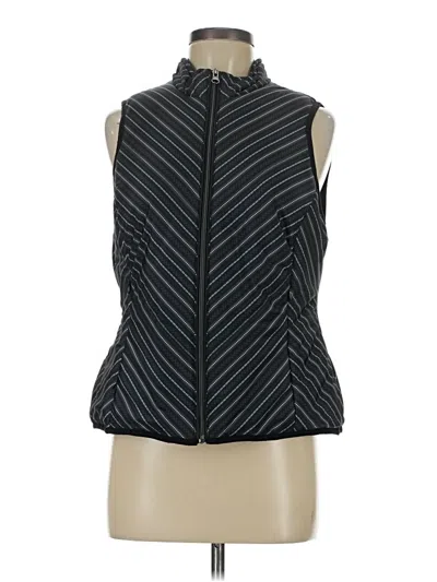 Pre-owned Christopher & Banks Vest In Black