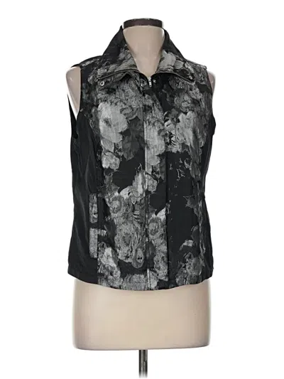 Pre-owned Christopher & Banks Vest In Black