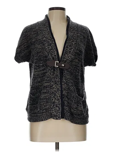 Pre-owned Christopher & Banks Vest In Gray