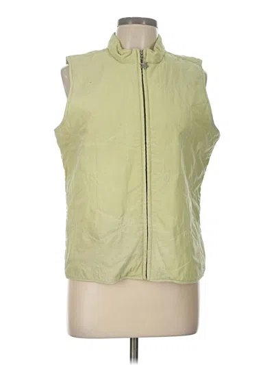 Pre-owned Christopher & Banks Vest In Green