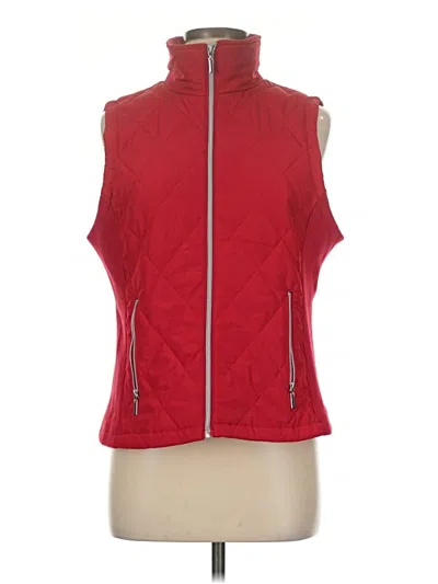 Pre-owned Christopher & Banks Vest In Red