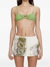 Christopher Esber Cotton-blend Absence Mini Skirt In Multi