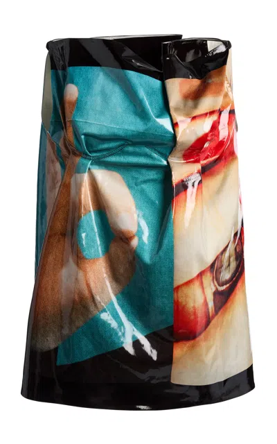 Christopher Esber Adaption Backless Mini Dress In Multi