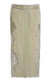 Christopher Esber Americano Lace Midi Skirt