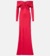 Christopher Esber Robe Arced Palm In Pink
