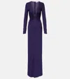 Christopher Esber Robe Arced Palm In Purple