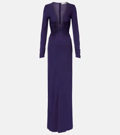 Christopher Esber Robe Arced Palm In Purple