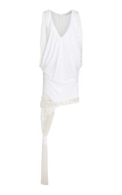 Christopher Esber Arras Corded Tassel Dress In White