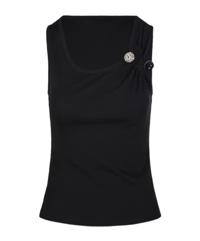 Christopher Esber Asymmetric Button-detail Tank Top