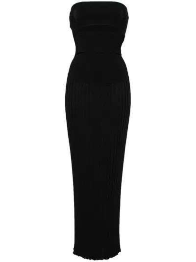 Christopher Esber Asymmetric Tank Dress In Black