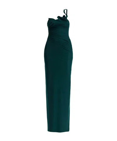 Christopher Esber Asymmetrical Dress In Green