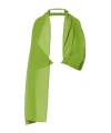 Christopher Esber Open-back Silk Georgette Top In Green