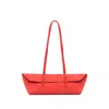 Christopher Esber Mini Gondola Suede Tote Bag In Red