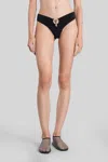 Christopher Esber Beachwear In Black Polyamide In Brown