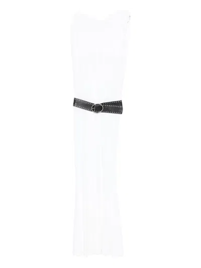 Christopher Esber Belted Dress In White