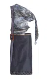 Christopher Esber Belted Separation Serpent Midi Dress