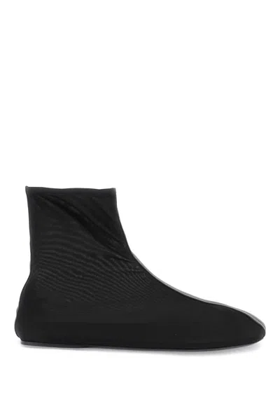 Christopher Esber Benson Technical Jersey Ankle Boots In Nero